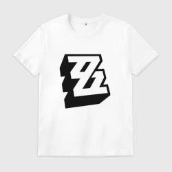 Мужская футболка хлопок Zenless Zone Zero арт logo