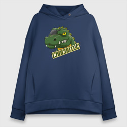 Женское худи Oversize хлопок Pirate сrocodile