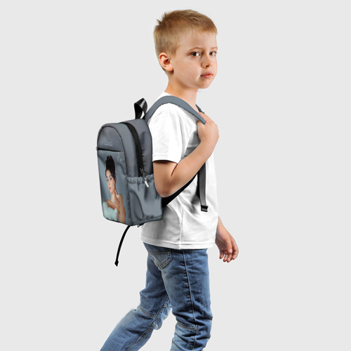 Детский рюкзак 3D с принтом ДОРА - MISS, вид сзади #1