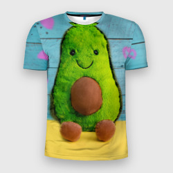 Мужская футболка 3D Slim Avocado print