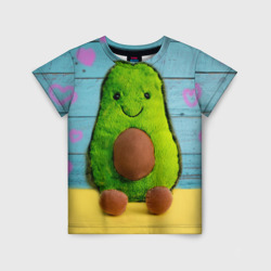 Avocado print – Детская футболка 3D с принтом купить со скидкой в -33%