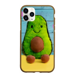 Чехол для iPhone 11 Pro матовый Avocado print