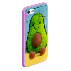 Чехол для iPhone 5/5S матовый Avocado print - фото 2