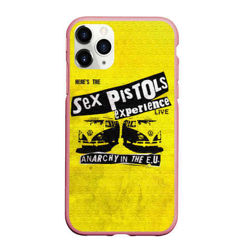 Чехол для iPhone 11 Pro Max матовый Sex Pistols experience live, цвет баблгам