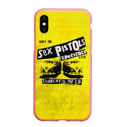 Чехол для iPhone XS Max матовый Sex Pistols experience live
