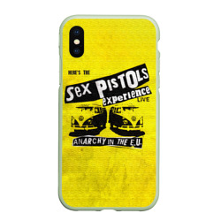 Чехол для iPhone XS Max матовый Sex Pistols experience live