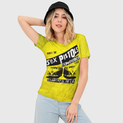 Женская футболка 3D Slim Sex Pistols experience live - фото 2