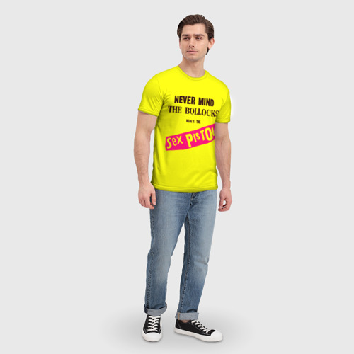 Мужская футболка 3D Never Mind the Bollocks, Heres the Sex Pistols, цвет 3D печать - фото 5
