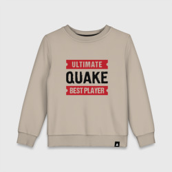 Детский свитшот хлопок Quake: таблички Ultimate и Best Player