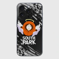 Чехол для iPhone 16 Pro Max силиконовый с защитой камеры Южный Парк - Кенни Kenny ангел