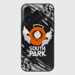 Чехол для iPhone 16 Pro силиконовый с защитой камеры Южный Парк - Кенни Kenny ангел