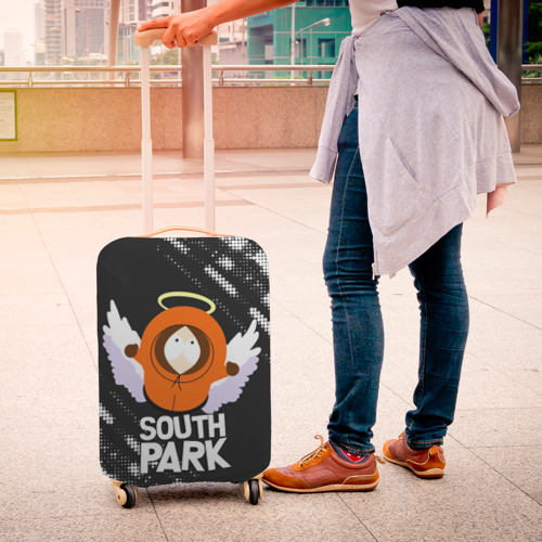 Чехол для чемодана 3D Южный Парк - Кенни Kenny ангел, цвет 3D печать - фото 4
