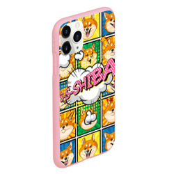 Чехол для iPhone 11 Pro матовый Pop art shiba inu - фото 2