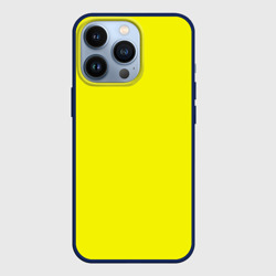 Чехол для iPhone 13 Pro Однотонный неоновый лимонный желтый тон