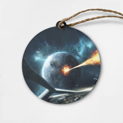 Деревянная игрушка круг Stellaris взрыв звезды лучом с космического корабля