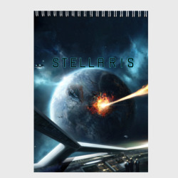 Скетчбук Stellaris взрыв звезды лучом с космического корабля