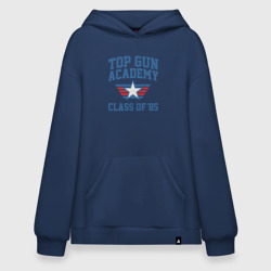 Худи SuperOversize хлопок TOP Gun Academy Class of 85