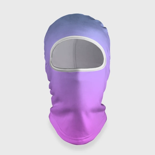 Балаклава 3D Голубо-розовый градиент