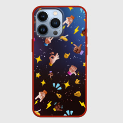 Чехол для iPhone 13 Pro Смайлики - Emoji Hands