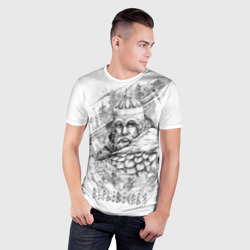 Мужская футболка 3D Slim Верь в себя живи по чести - фото 2