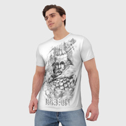 Мужская футболка 3D Верь в себя живи по чести - фото 2
