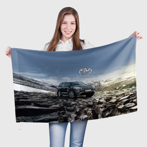 Флаг 3D Toyota Land Cruiser 200 V8