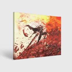 Холст прямоугольный Berserk Гатс руна +спина