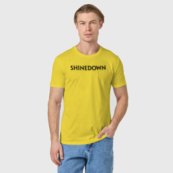 Мужская футболка хлопок Shinedown лого - фото 2
