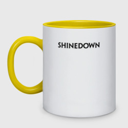 Кружка двухцветная Shinedown лого