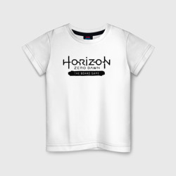 Детская футболка хлопок Horizon forbidden west - logo