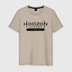 Мужская футболка хлопок Horizon forbidden west - logo