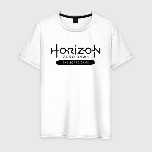 Мужская футболка хлопок Horizon forbidden west - logo