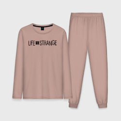 Мужская пижама с лонгсливом хлопок Life Is Strange Game logo