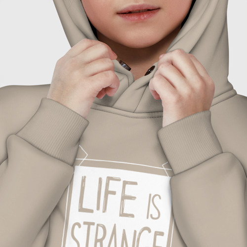 Детское худи Oversize хлопок Life Is Strange - games, цвет миндальный - фото 7