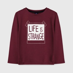 Детский лонгслив хлопок Life Is Strange - games