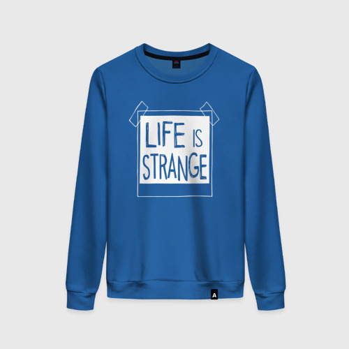 Женский свитшот хлопок Life Is Strange - games, цвет синий