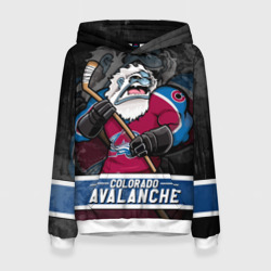 Женская толстовка 3D Colorado Avalanche Колорадо Эвеланш Маскот