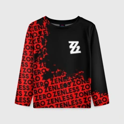 Детский лонгслив 3D Zenless Zone Zero капля арт