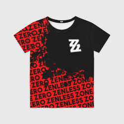 Детская футболка 3D Zenless Zone Zero капля арт