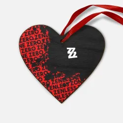 Деревянная игрушка Сердце Zenless Zone Zero капля арт