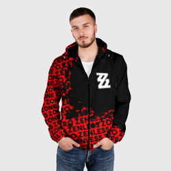 Мужская ветровка 3D Zenless Zone Zero капля арт - фото 2