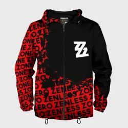 Мужская ветровка 3D Zenless Zone Zero капля арт
