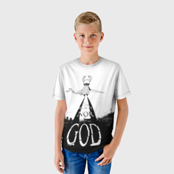 Детская футболка 3D Не жук, не зверь, но Бог Hollow Knight - фото 2