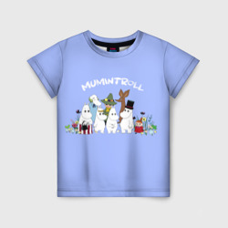 Детская футболка 3D Семья Муми