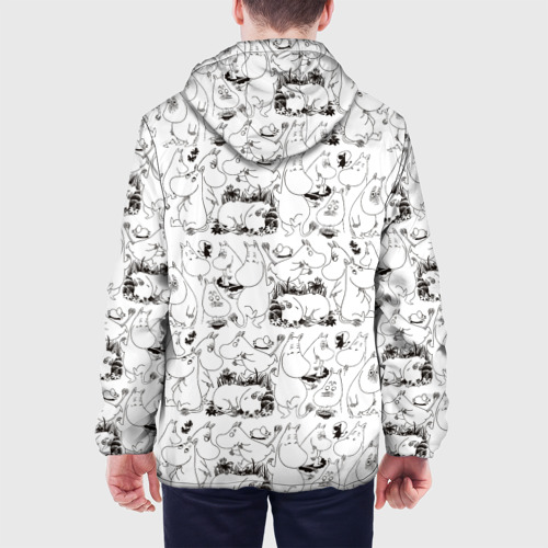 Мужская куртка 3D Приключение Муми-троллей, цвет 3D печать - фото 5