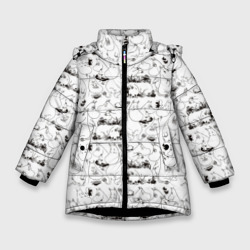 Зимняя куртка для девочек 3D Приключение Муми-троллей