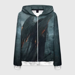 Мужская толстовка 3D на молнии Leos Падший Ангел Одиночества