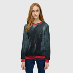 Женский свитшот 3D Leos Падший Ангел Одиночества - фото 2