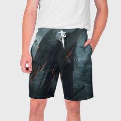 Мужские шорты 3D Leos Падший Ангел Одиночества