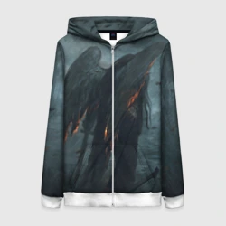 Женская толстовка 3D на молнии Leos Падший Ангел Одиночества